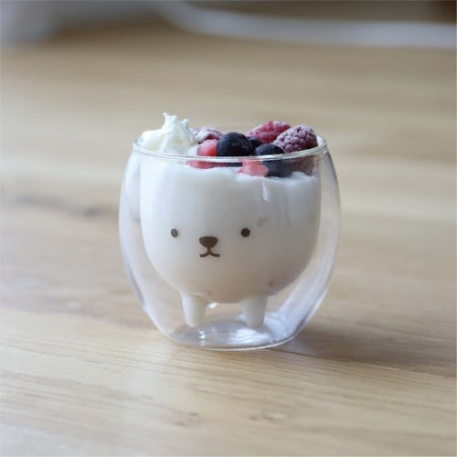 グラス 250ml アニボール 耐熱 シロクマ