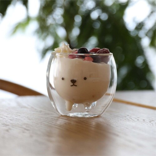 グラス 250ml アニボール 耐熱 シロクマ