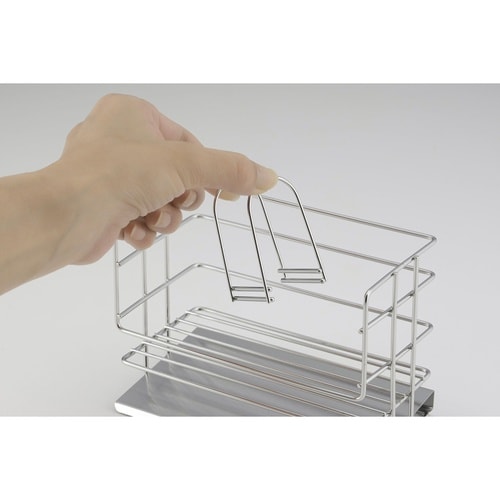 スポンジラック 斜めトレー付 洗剤スポンジラック