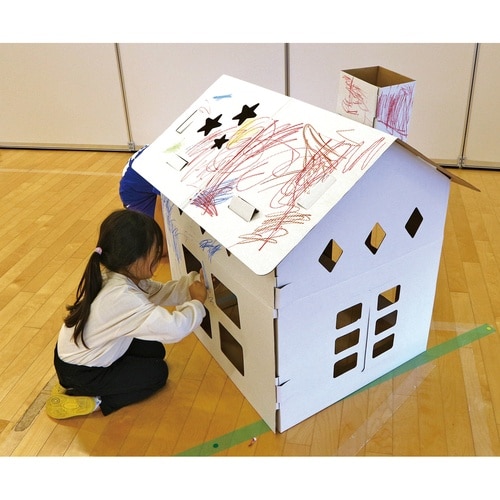 ダンボール 家 おえかきハウスN