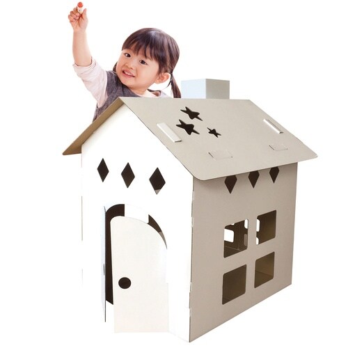 ダンボール 家 おえかきハウスN