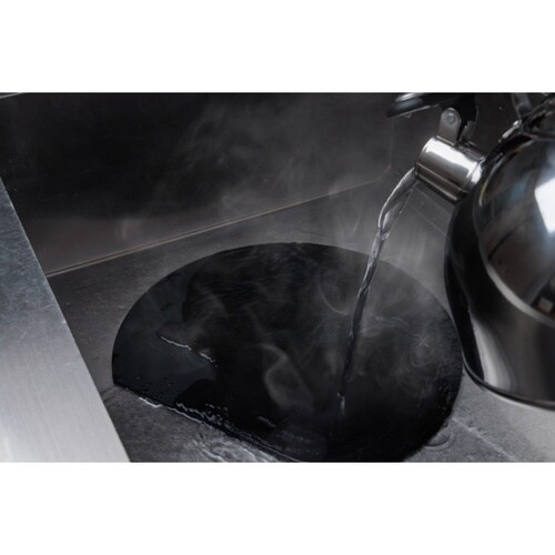 丸いまな板 小 食洗機対応 ブラック