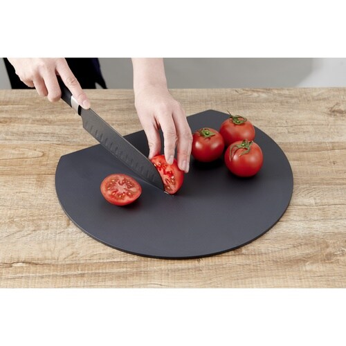 丸いまな板 大 食洗機対応 ブラック