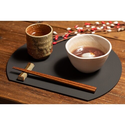 丸いまな板 大 食洗機対応 ブラック