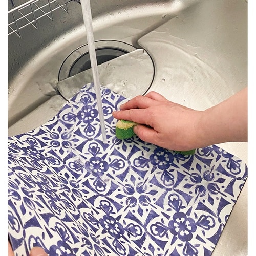 水切りマット サアラ 柄あり タイル