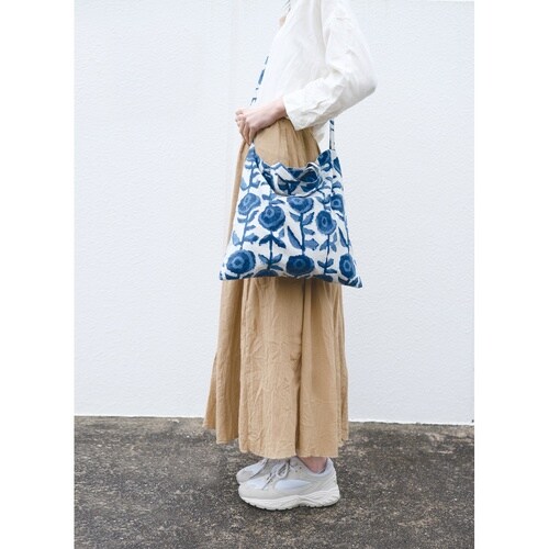 エコバッグ 2WAY 折り畳み 肩掛け フラワー2