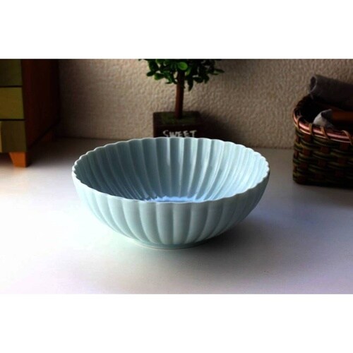鉢 菊花和膳 煮物鉢 17cm 青磁