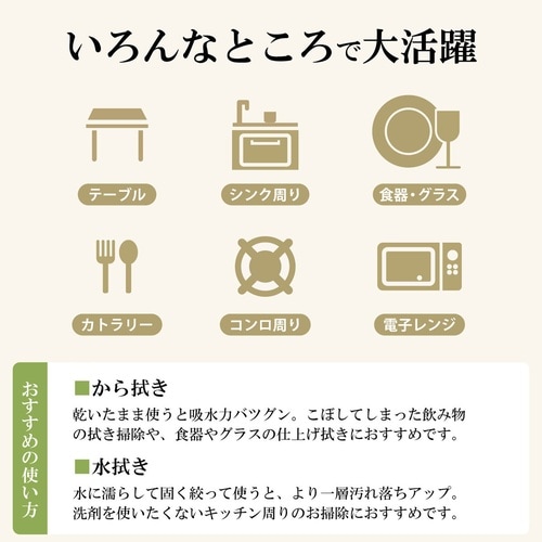 キッチンクロス 激落ちくん 1秒吸水