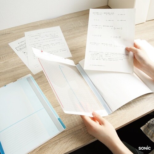 ファイル 貼るシラセファイル B5ノート用