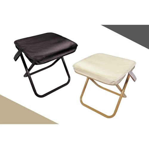 折りたたみ椅子 ベージュ