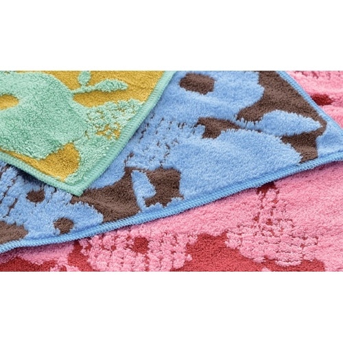 マイクロタオル/花柄(色込)15枚入