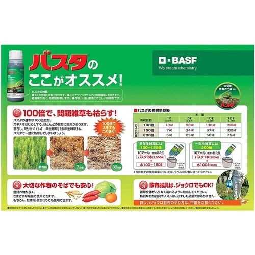 農薬 バスタ液剤 1L