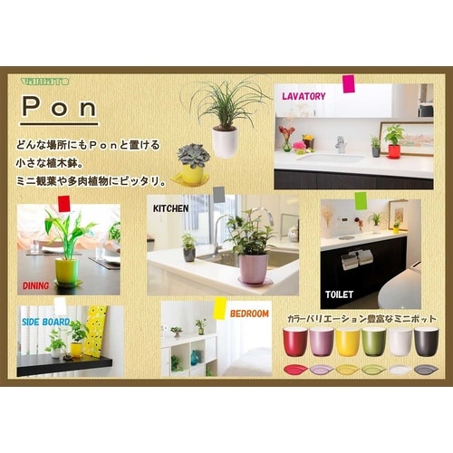 PONプレート 3号 ホワイト