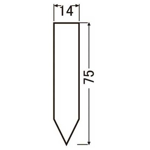 F−2 たんざく 7.5cm W 25枚入