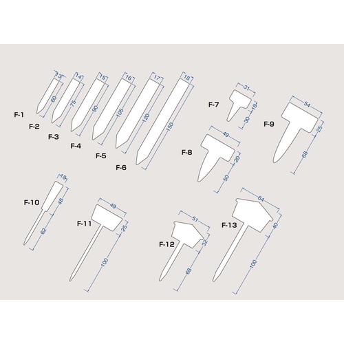F−6 たんざく 15cm W 10枚入