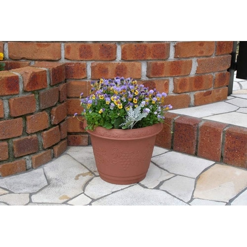 クレストプランター 丸260型 ブラウン