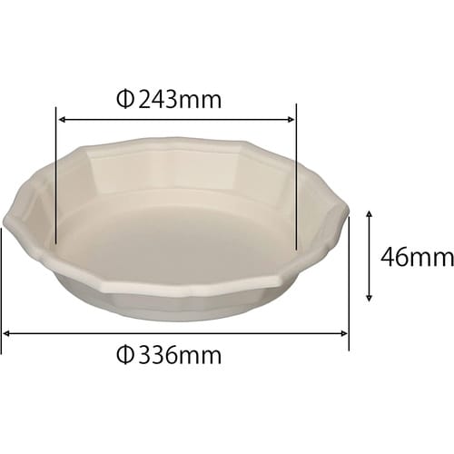 スタイルプレート 10号 ホワイト