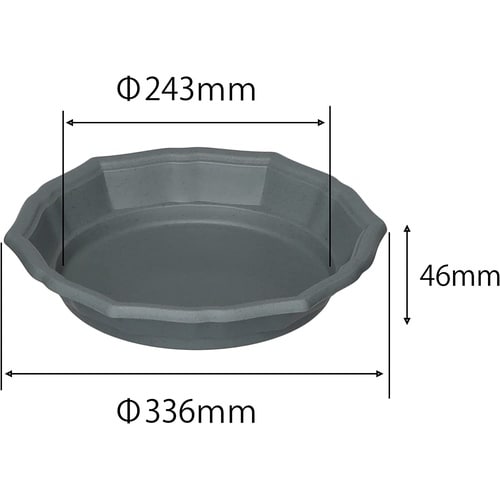 スタイルプレート 10号 ダークグレー
