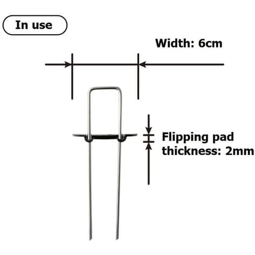 らくらくシート押さえピン フラットタイプ 15cm