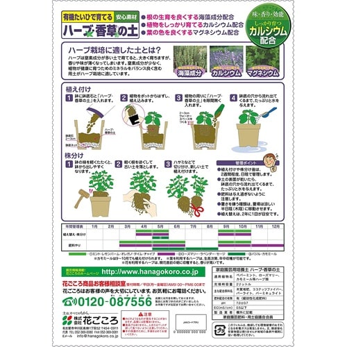 ハーブ・香草の土 2L