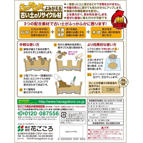古い土のリサイクル材 0.5L