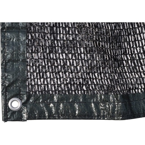 フチドリ付日よけ 65% 黒 2x2m