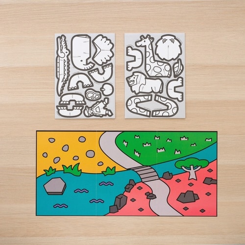 はじめてのダンボール工作キット どうぶつえん