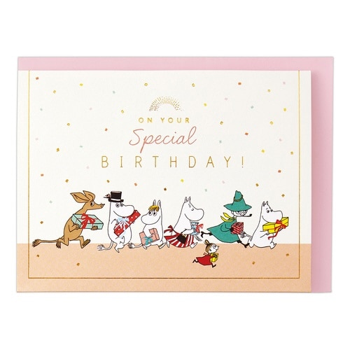 お誕生祝カード立体ムーミンランタンガーランド×6