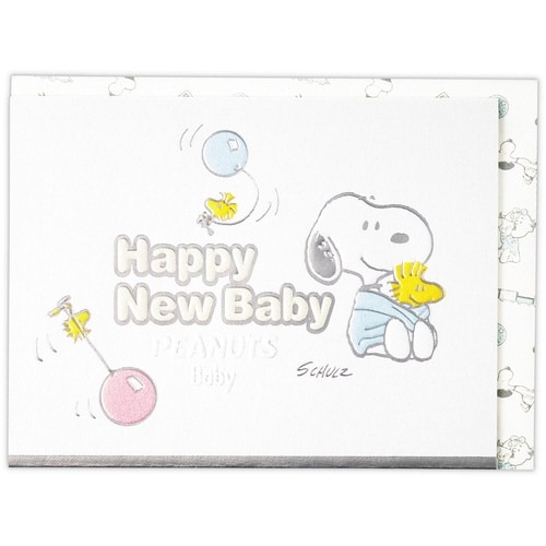 赤ちゃん誕生祝いスヌーピー箔線ベビー×6
