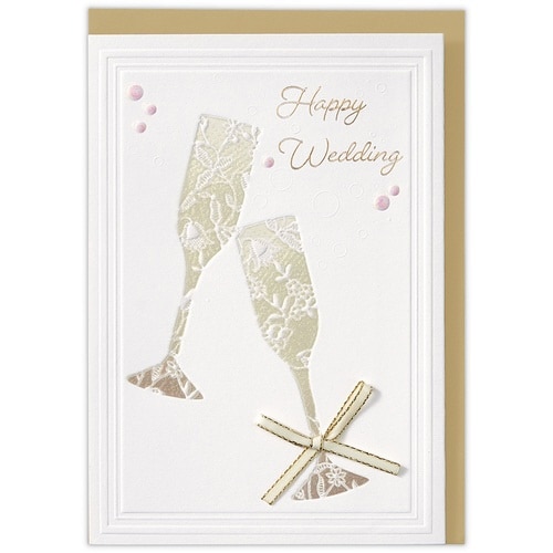 結婚祝いシャンパングラス×6