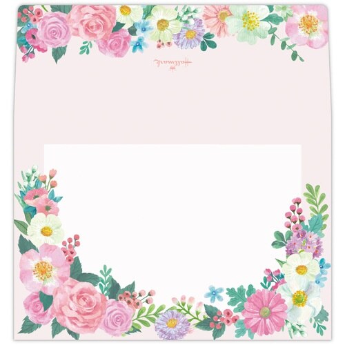 封筒HAC5Dフラワー×6