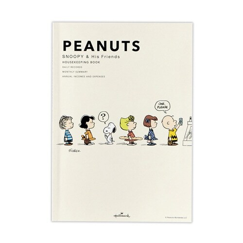 家計簿スヌーピー行列×6