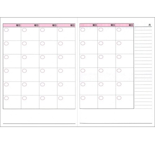 ギンガムチェック家計簿 B5×3