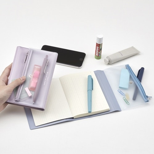 isshoni.ノートカバーPVC A6×8