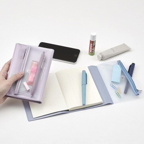 isshoni.ノートカバーPVC A6×8