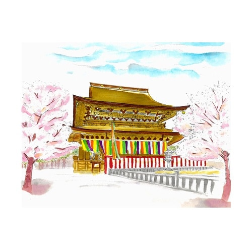 彩で彩る大人の塗り絵 奈良の四季1×20