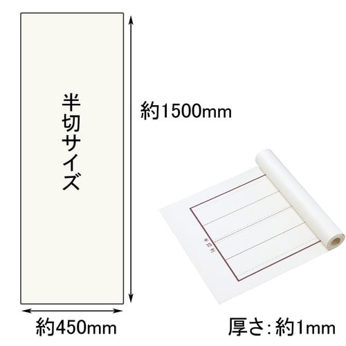 下敷 半切 樹脂ラシャ 罫線入り×2