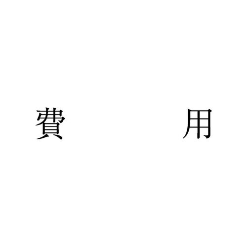 勘定科目印 単品 費用×20
