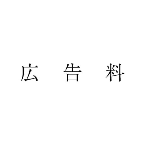 勘定科目印 単品 広告料×20