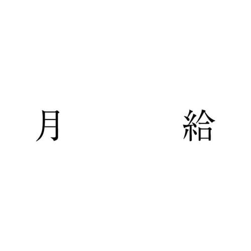 勘定科目印 単品 月給×20
