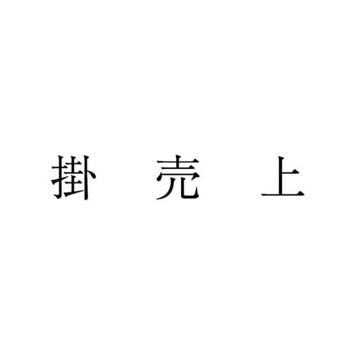 勘定科目印 単品 掛売上×20