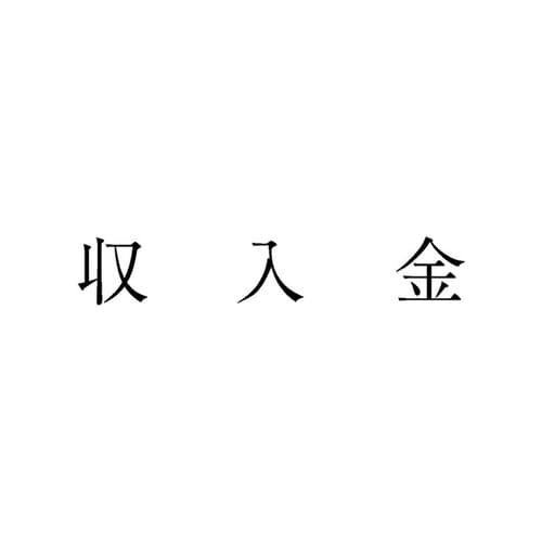 勘定科目印 単品 収入金×20