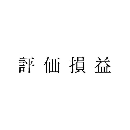 勘定科目印 単品 評価損益×20