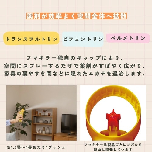 ムカデキラーワンプッシュ 240畳分×15