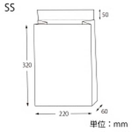 宅配袋 Eタイプ SS 未晒無地 50枚×3