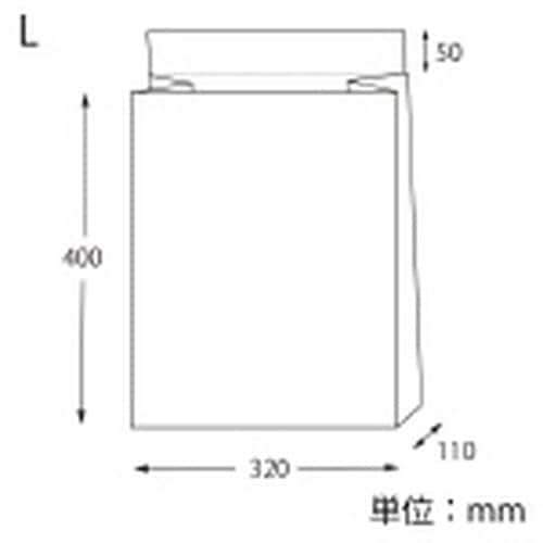 宅配袋 Eタイプ L 未晒無地 50枚×3