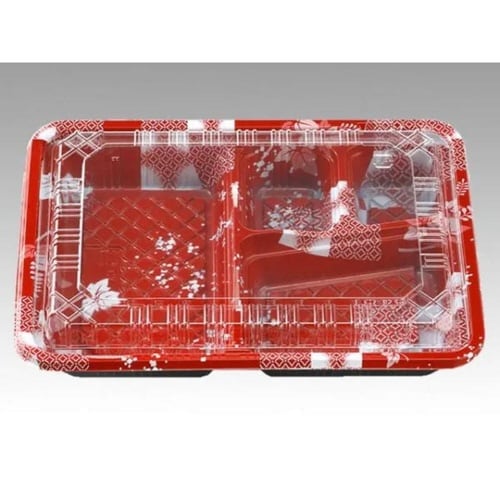 弁当容器 CY−1−1 ゆたか赤セット(OPS)