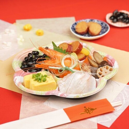 割箸 祝箸 紅白 5P(9寸)セットJAN付