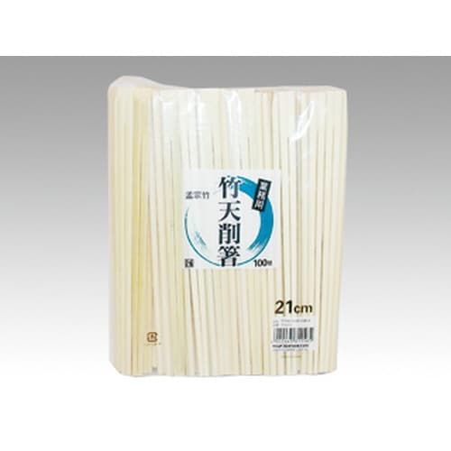 割箸 竹天削箸 21cm 100膳入