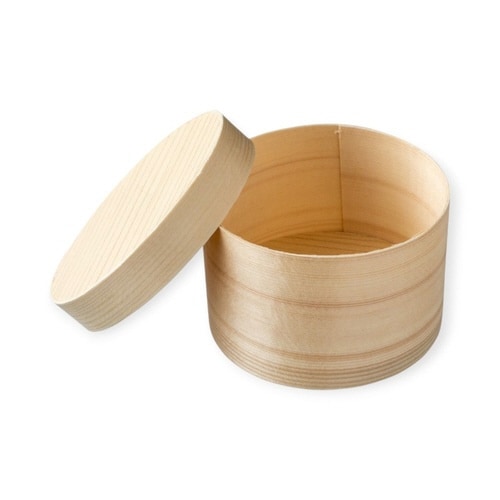 木製容器 経木ワッパ 丸S アサヒグリーン×30